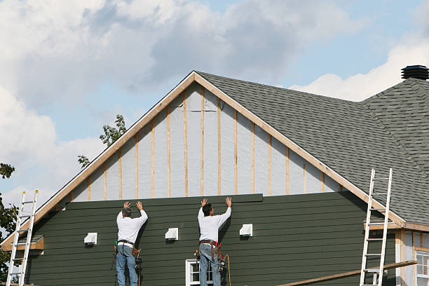 Professional Siding Replacement technician working in Wayne, PA